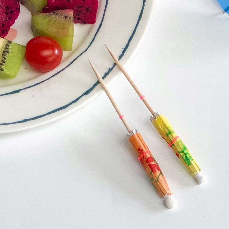 2022 m. naujas kokteilių dekoro dantų krapštukas kepsnių užkandžiams vaisiams šokoladiniams saldainiams