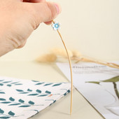 100 vnt bambuko vienkartiniai maisto krapštukai Desertas švediškas stalas vaisių salotos šakutės pyragas bandelės vakarėlis daržovių lazdelės kokteilių dantų krapštukai