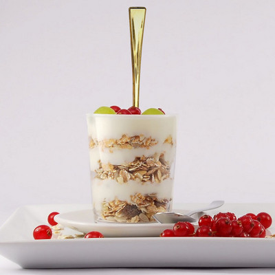 72 τμχ Πλαστικό χρυσό μίνι σετ κουταλιών μιας χρήσης Πλαστικά μαχαιροπήρουνα απομίμησης μετάλλων για πικ-νικ για πάρτι μπάρμπεκιου