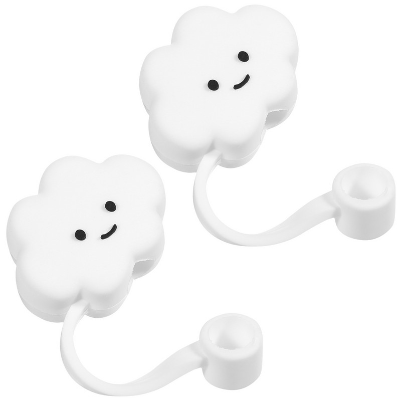 2 buc. Capac din silicon Pai inoxidabile Husa de protectie Pahar din plastic cu gel de silice