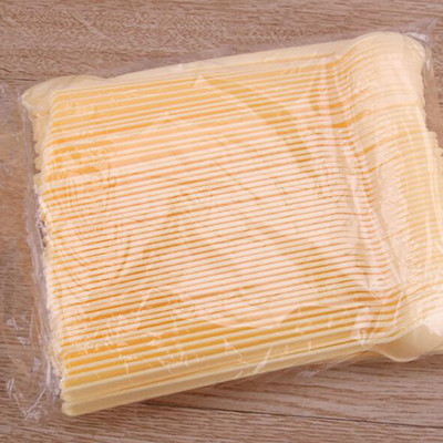 100 vnt./pak. Ilgos rankenos desertinis šaukštas Storas vienkartinis plastikinis šaukštas Pieno arbatos Pochlebcas Šaukštelis Virtuvės ilgas ledo šaukštas