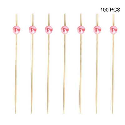 100 vnt. Kokteilių rinkiniai Užkandžių iešmeliai Garnyras Dekoratyviniai vakarėlio reikmenys