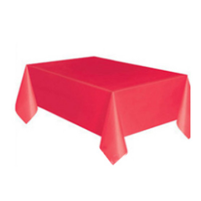 Plastikinė vienkartinė vienspalvė staltiesė Gimtadienio vakarėlis Vestuvės Kalėdų stalo užvalkalas Šluostymo užvalkalai Stačiakampio stalo audinio dekoras