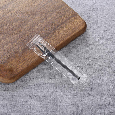 50 db/szett Eldobható műanyag kis villa egyedileg csomagolt étkészlet kellékek gyümölcs desszert tortavillák bulitartozékok