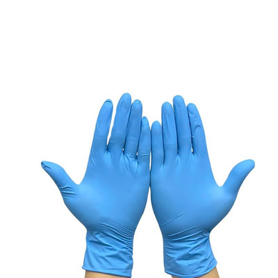 10 buc mănuși de nitril mănuși de bucătărie de unică folosință latex mănuși de protecție de laborator pentru curățare casnică neagră