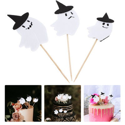 Helovino tortų papuošimai Popieriniai desertų užpilai Kekseliai Siaubo Kūrybiniai įdėklai Vakarėliui Šventiniai Dekoratyviniai rinkiniai