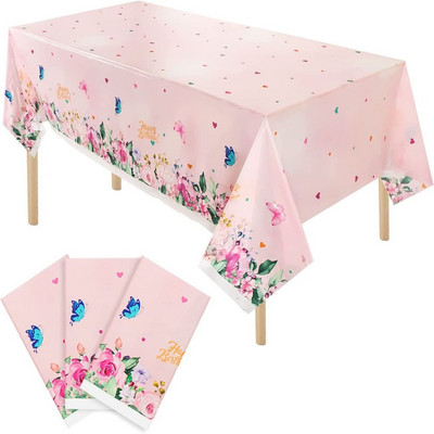 1 bucată Nouă de unică folosință de primăvară roz Baby Shower Decorat fluture față de masă petrecere de aniversare