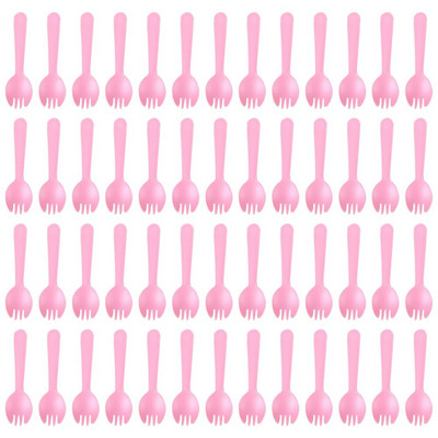 100db Mini desszert kanalak Többcélú eldobható műanyag kanál parti kellékek esküvőkre, piknikekre, zuhanyzókra, konyhai eszközökre