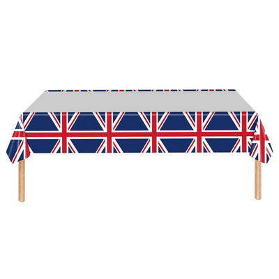 Față de masă Union Jack de 86 inx 51 inci Marea Britanie PE Față de masă Huse impermeabile Jubileul Reginei Decoratiuni Patriotice Orna Britanică