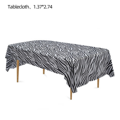 137x274cm vienreizējās lietošanas galdauts PE zaļas palmu lapas āra piknika ballītes galda pārklājs Skolas dienas ballītes dekorācijas