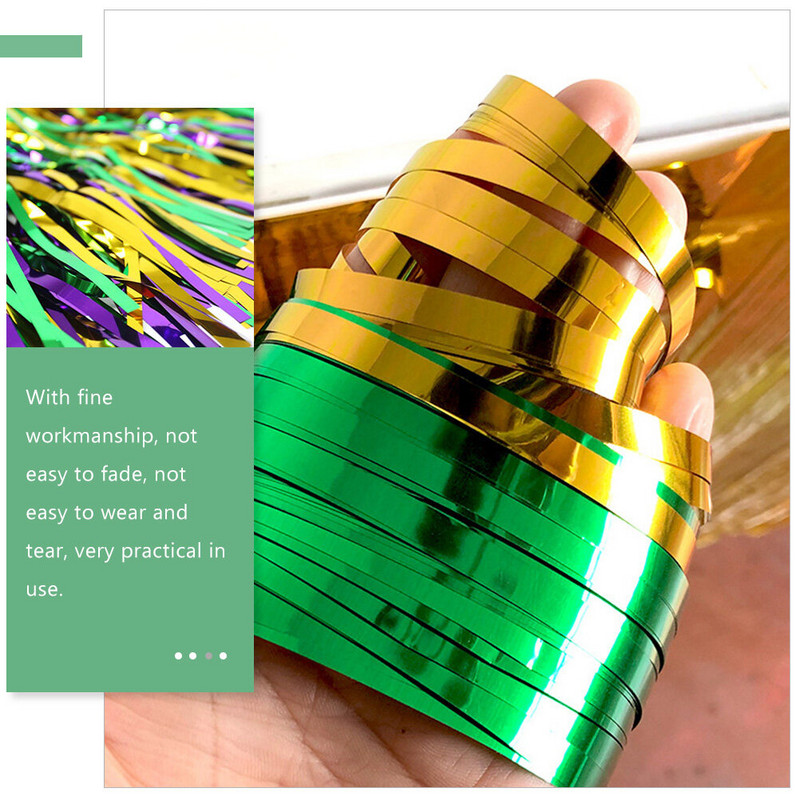 Streamer karneváli parti dekoráció dekoratív függöny menyasszonyi zuhanyasztal szoknya bojt