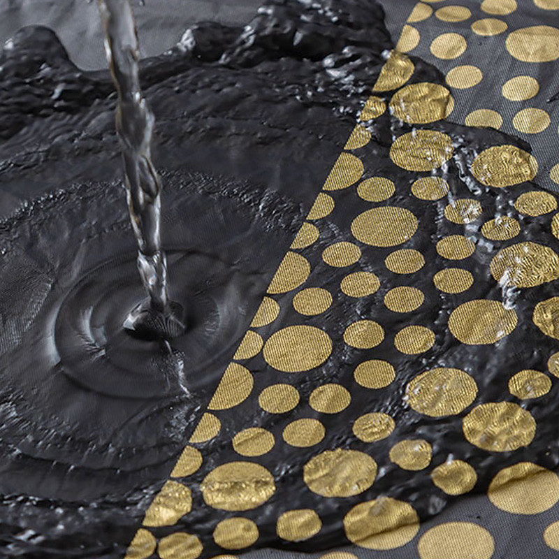 PEVA vienkartinė vandeniui atspari staltiesė Juoda Mėlyna Balta Spalva Tašku paauksuotas stalo uždangalas Vestuvių banketo gimtadienio šventės stalo dekoras