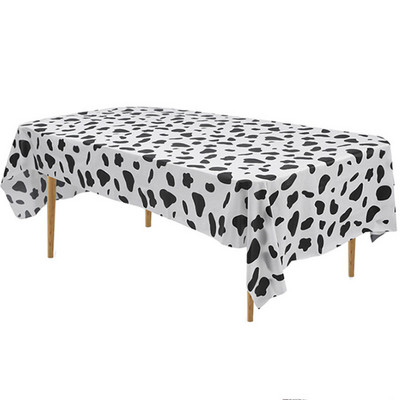 1vnt. leopardinė staltiesė iš žirafos lapų vienkartinė staltiesė džiunglių safario gimtadienio dekoravimui