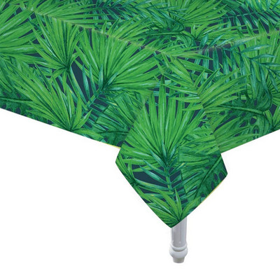 1vnt. leopardinė staltiesė iš žirafos lapų vienkartinė staltiesė džiunglių safario gimtadienio dekoravimui