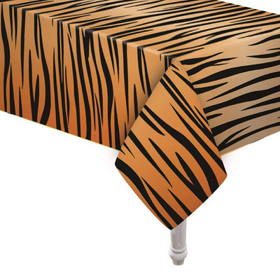 1vnt. leopardinė staltiesė iš žirafos lapų vienkartinė staltiesė džiunglių safario gimtadienio dekoravimui