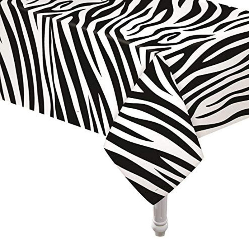 1vnt. leopardinė staltiesė iš žirafos lapų vienkartinė staltiesė džiunglių safario gimtadienio dekoravimui