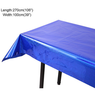 Vienkartinė vandeniui atspari staltiesė Stačiakampė staltiesė Vestuvių gimtadienio puošmena Šventinė staltiesė, skirta stalo dangčiui