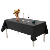 Vienreizējās lietošanas galdauts Krāsains, eļļas necaurlaidīgs galdauts Plastmasas ūdensnecaurlaidīgs ēdamgalda pārsegs dzimšanas dienas svinībām kāzu galdauts