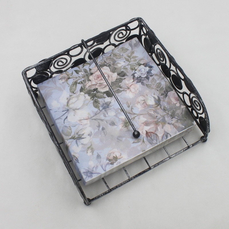 20 vnt vienkartinių gėlių spausdintų stalo vakarienės servetėlių servetėlės popierinė „pasidaryk pats“ kūrybingas rankų darbo vestuvių vakarėlio dekoravimas