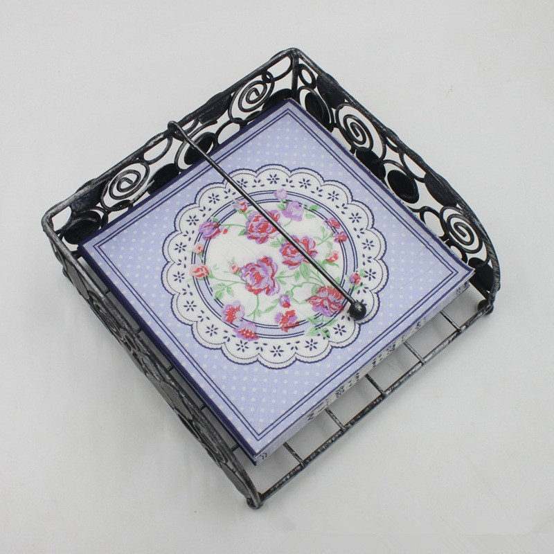 20 vnt vienkartinių gėlių spausdintų stalo vakarienės servetėlių servetėlės popierinė „pasidaryk pats“ kūrybingas rankų darbo vestuvių vakarėlio dekoravimas