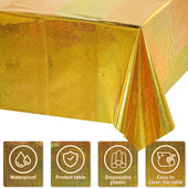 Ērts galda pārklājs Mīksts galdauts bez grumbām līgavu kāzu Ziemassvētku galdauta galda noformējums