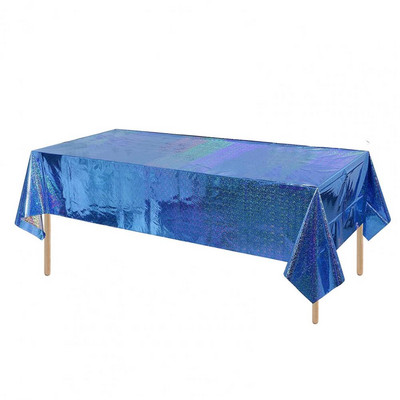 Ērts galda pārklājs Mīksts galdauts bez grumbām līgavu kāzu Ziemassvētku galdauta galda noformējums