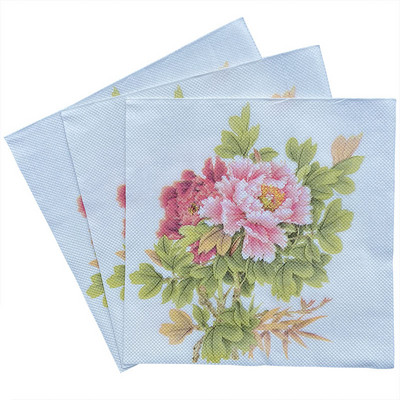 40 vnt Bijūnų servetėlės Popierinės gėlių rašto Dekupažinės servetėlės Popierinis servetėlės Kalėdų vestuvių dekoravimui Vakarėlio stalo reikmenys Didmeninė prekyba