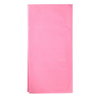 Цветна покривка за еднократна употреба Маслоустойчива покривка Водоустойчива трапезна пластмасова покривка за маса за парти, рожден ден, сватбена покривка