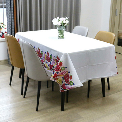 Vienkartiniai stalo užtiesalai Vasaros gimtadienio vakarėlio staltiesė Sutirštinta vandeniui atspari lauko stovyklavimo vienkartinė PEVA staltiesė