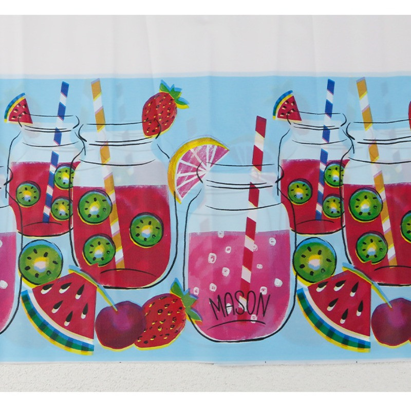 Vienkartiniai stalo užtiesalai Vasaros gimtadienio vakarėlio staltiesė Sutirštinta vandeniui atspari lauko stovyklavimo vienkartinė PEVA staltiesė