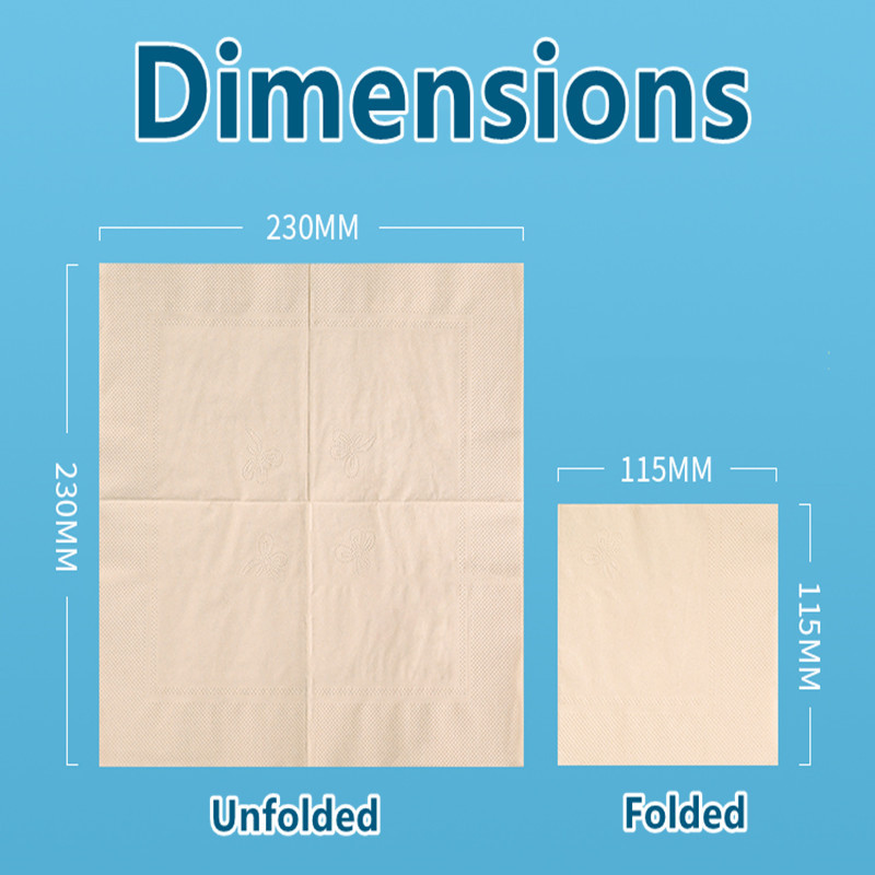 Un videi draudzīgi 50 gab./iepakojumā bambusa 100% vai ideāli kompostējami ikdienas vakariņām, dzērieni kokteiļu vienreizējās lietošanas vakariņu salvetēm