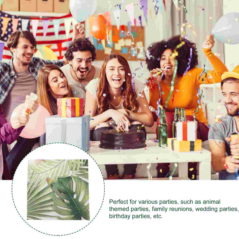 40gab Dekoratīvie salvešu papīri Vienreizējās lietošanas salvetes Drukas salvetes ballīšu piederumi