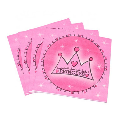 Vairumtirdzniecība dzimšanas dienas svinību galda salvete Baby Shower ballīšu piederumi Papīra salvetes