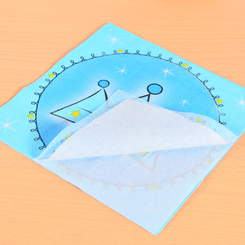 Vairumtirdzniecība dzimšanas dienas svinību galda salvete Baby Shower ballīšu piederumi Papīra salvetes