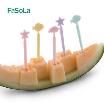 Пластмасови пръчици за разбъркване на плодове FaSoLa за парти, семейство и бар