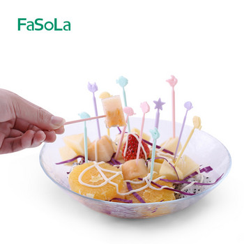 FaSoLa Plastic Fruit Stir Sticks για πάρτι και οικογένεια και μπαρ