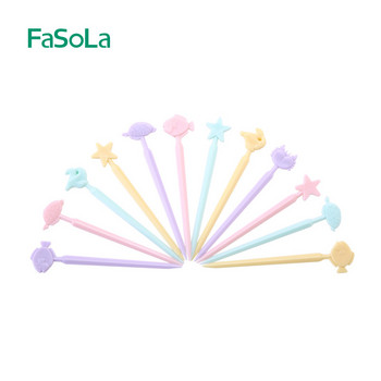 FaSoLa Plastic Fruit Stir Sticks για πάρτι και οικογένεια και μπαρ