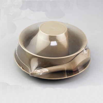 Ryžių lukštų vienkartiniai stalo reikmenų rinkiniai, ekologiški