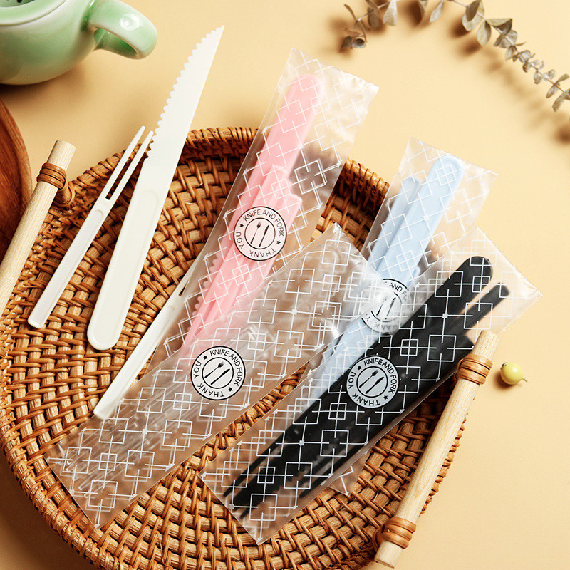 10 vnt / rinkinys Vienkartinė plastikinė vaisių kepsninė vakarienės lėkštė vienkartinė gėrimų vakarėlio taurė Vienkartinis tortas Tortas Stalo įrankių įrankių stalo įrankių rinkinys