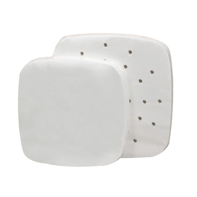 100 gab Air Fryer ieliktņi Bambusa tvaicēšanas ieliktņi Perforētas pergamenta papīra loksnes Nepiedegošas grozu paklājs tvaicēšanas/ cepšanas papīri