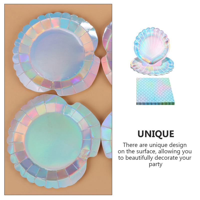 Aksesuāri Ballīte Aksesuāri Vienreizējās lietošanas šķīvju papīra salvetes Vakariņu galda piederumi Pārnēsājama paplāte