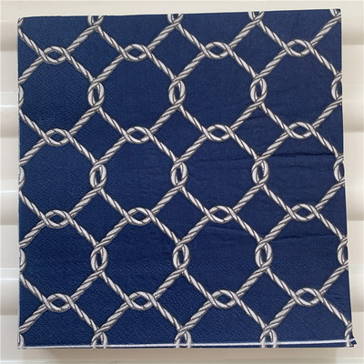 Dekupāžas kāzu servilletas vintage salvetes papīrs jauki salvetes skaista zila jūra Enkurs bērnu zēna dzimšanas dienas svinības dvieļu dekors 20