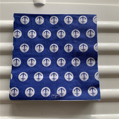 Dekupāžas kāzu servilletas vintage salvetes papīrs jauki salvetes skaista zila jūra Enkurs bērnu zēna dzimšanas dienas svinības dvieļu dekors 20