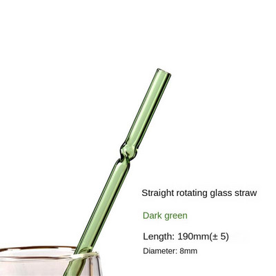 Üveg szalma ívelt gyümölcslé tej tea ital ital kiegészítők szalma üveg keverő rúd magas boroszilikát átlátszó