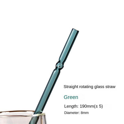 Üveg szalma ívelt gyümölcslé tej tea ital ital kiegészítők szalma üveg keverő rúd magas boroszilikát átlátszó