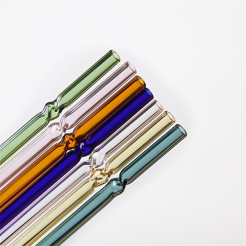 Üveg szalma ívelt gyümölcslé tej tea ital ital kiegészítők szalma üveg keverő rúd magas boroszilikát átlátszó