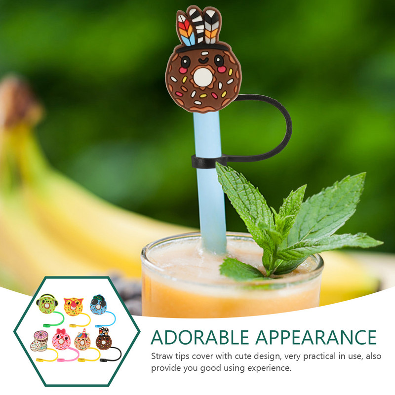 Aizsardzības futrālis Dzeramo salmu vāciņi Salmiņu aizsargapvalki Gala aizbāžņi Uzgalis Silikons