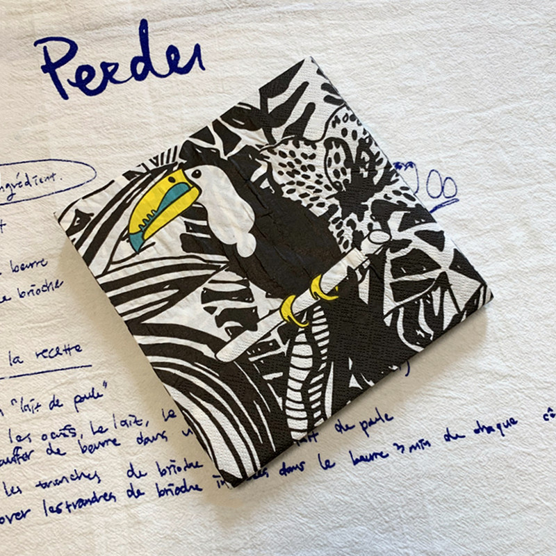 20 gab./maisiņš Vintage putni ziedi dekupāžas papīra salvetes papīra salvetes ballītēm galda piederumi kāzu festivālam Ziemassvētku piederumi 38