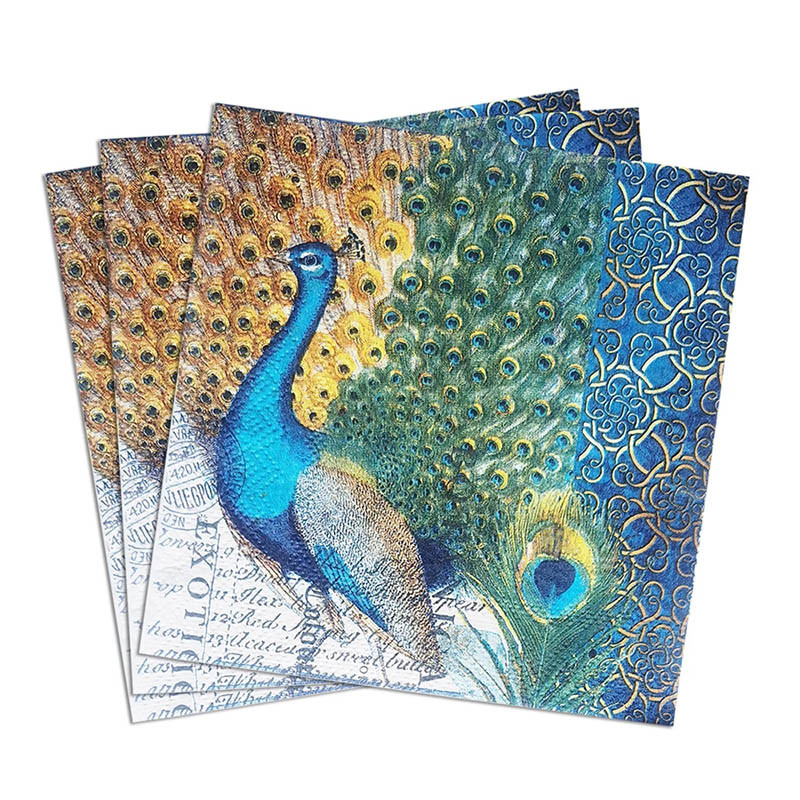 20 vnt. 25 cm povo vienkartinės servetėlės Įvairios senovinės dekupažo medžiagos, skirtos baldams Kalėdų stalo servetėlės