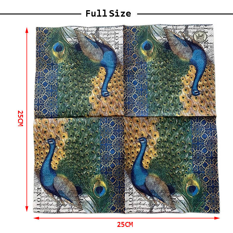 20 vnt. 25 cm povo vienkartinės servetėlės Įvairios senovinės dekupažo medžiagos, skirtos baldams Kalėdų stalo servetėlės